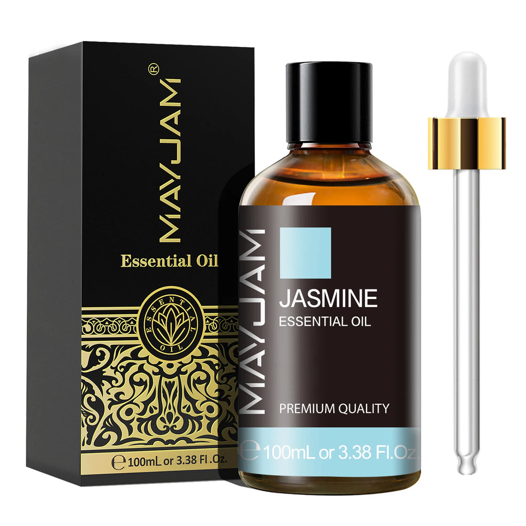100ML Pure Plant Essential Oil Mint Bergamot Patchouli Citronella Lemongrass Chamomile Cedarwood For Reed Diffuser Humidifier