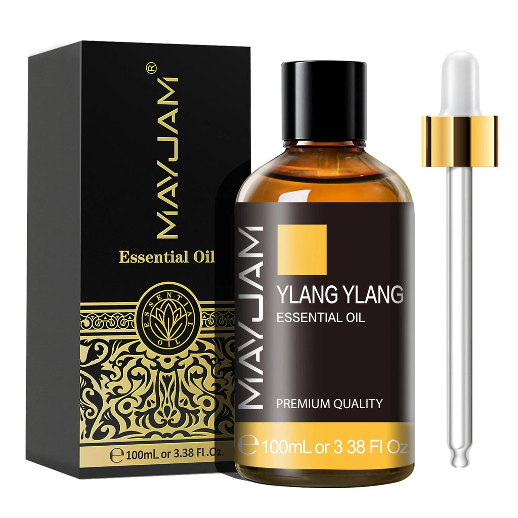 100ML Pure Plant Essential Oil Mint Bergamot Patchouli Citronella Lemongrass Chamomile Cedarwood For Reed Diffuser Humidifier